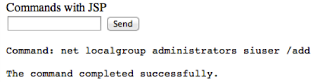 Adding the new user to the local administrators group