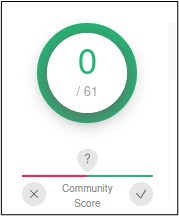 The litcrypt binary doesn't raise any flags on virus total by itself.