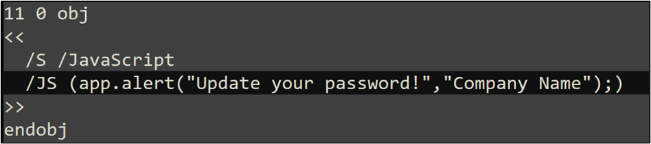 Using Embedded JavaScript Forms for Social Engineering