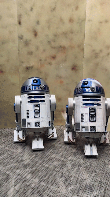 The droid squad in action