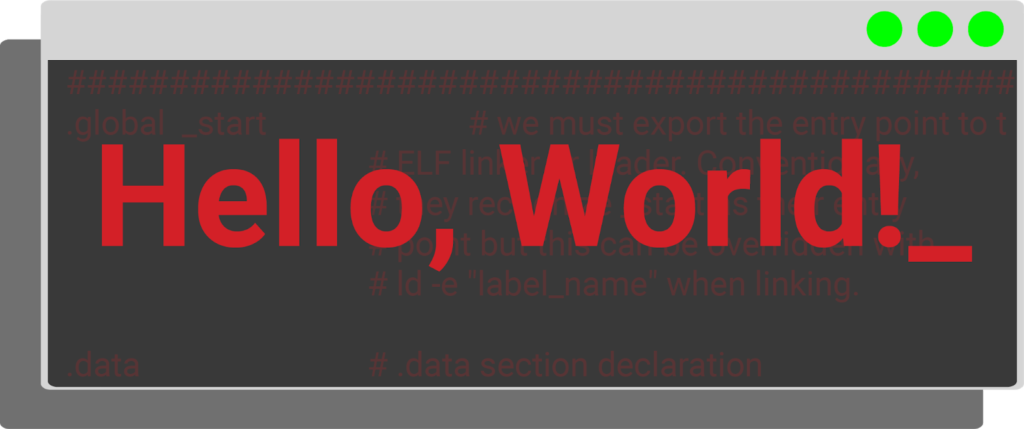 Linux X86 Assembly - How to Build a Hello World Program in GAS