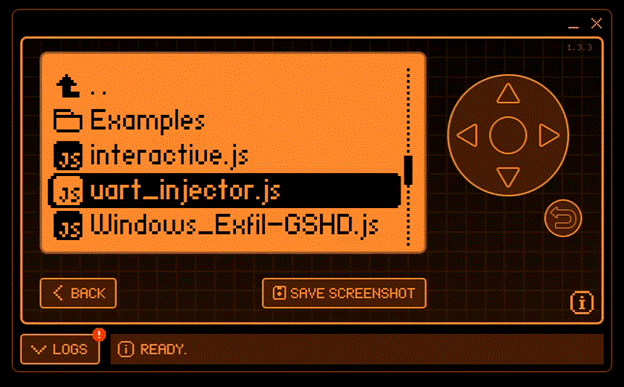 Flipper Zero recon payload demo