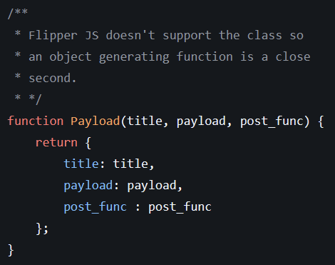 MJS object workaround for class keyword