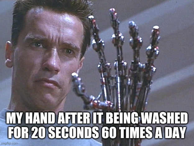 Wash your hands meme