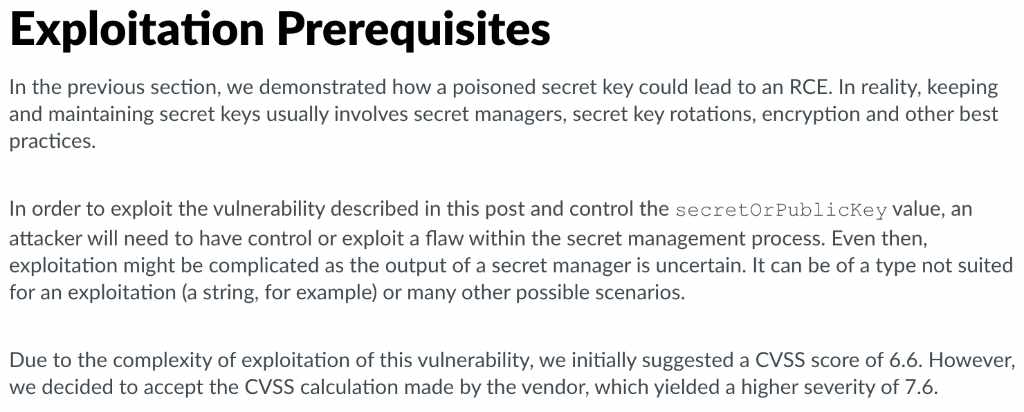 Unit 42 updated exploitation prerequisites statement acknowledging the complexity of exploitation